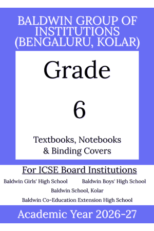 BIC AY 26 Std 6 Textbooks  Notebooks and Binding Covers