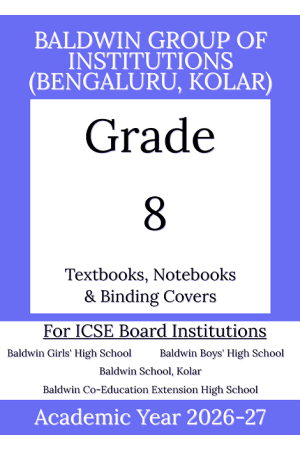 BIC AY 26 Std 8 Textbooks  Notebooks and Binding Covers