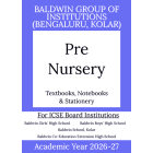 BIC AY 26 PRE NURSERY Textbooks  Notebooks and Stationery